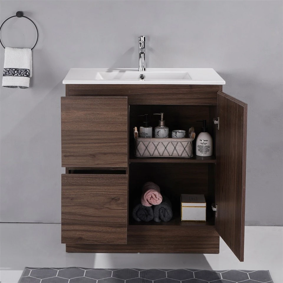 Ceramic Basin PVC Vanity factory
