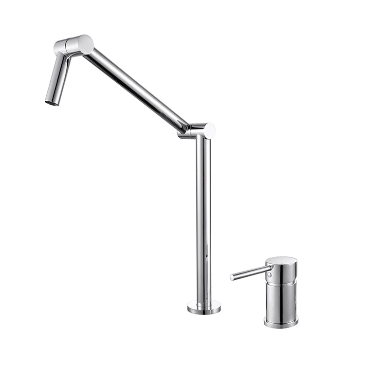 deck mounted pot filler kitchen faucet